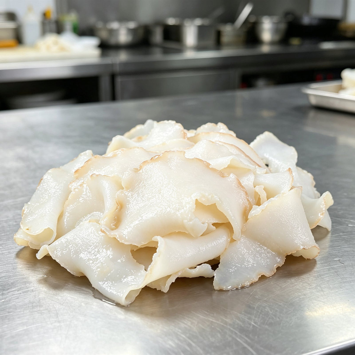 Fresh Sliced Conch Meat Sashimi