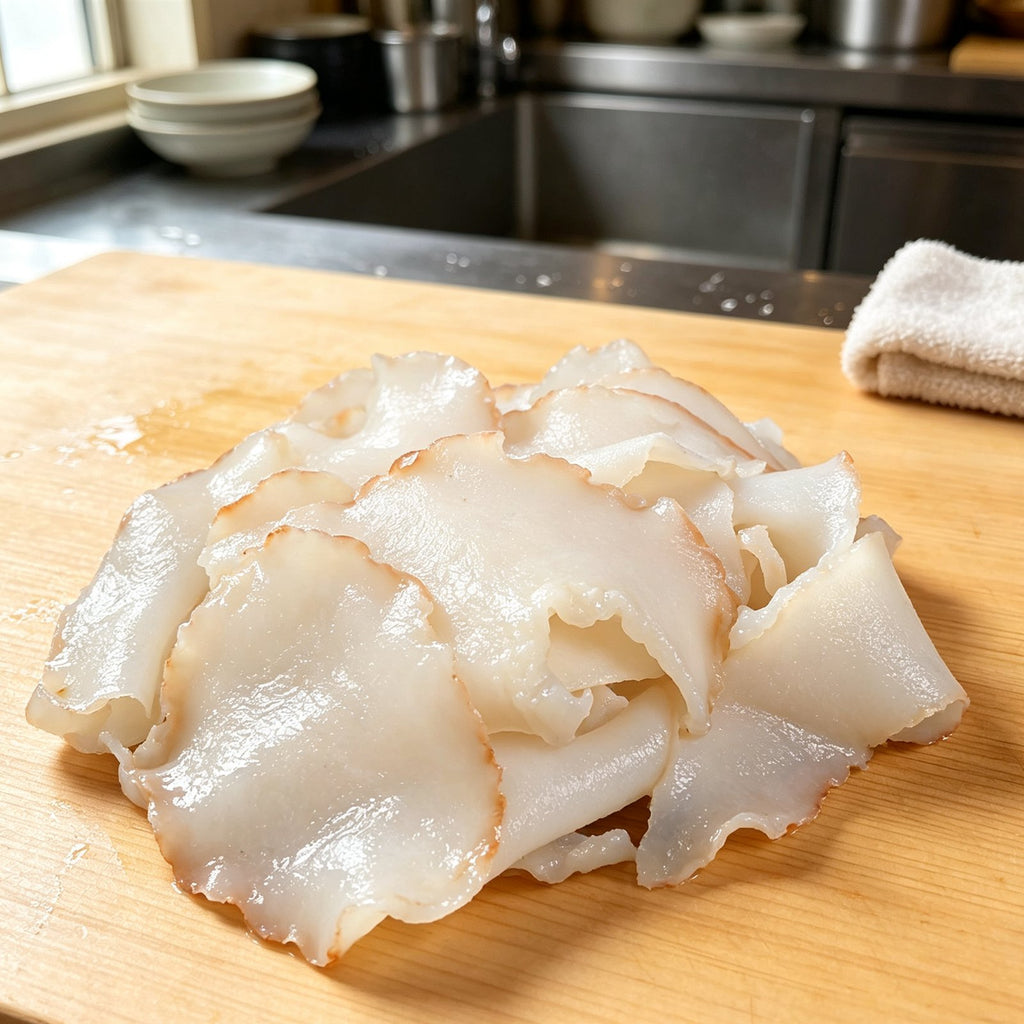 Fresh Sliced Conch Meat Sashimi