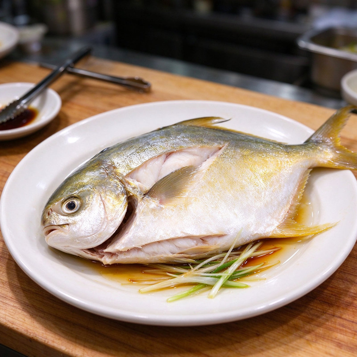 Frozen Whole Golden Pomfret Fish