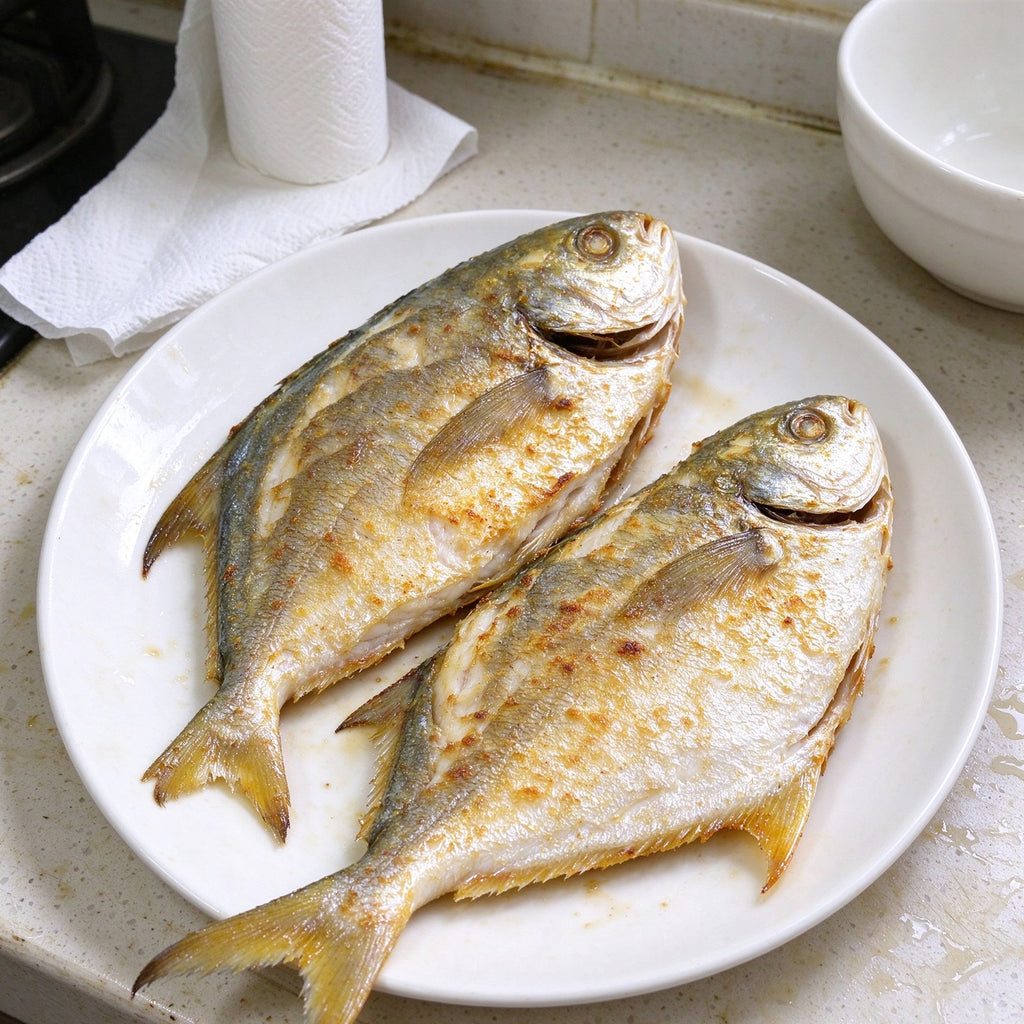 Frozen Whole Golden Pomfret Fish