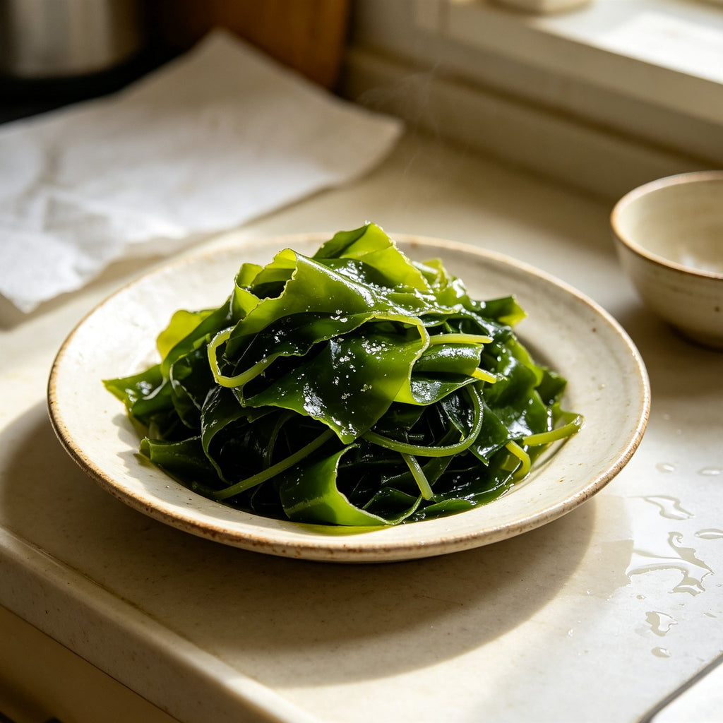 Fresh Green Sea Kelp Strips