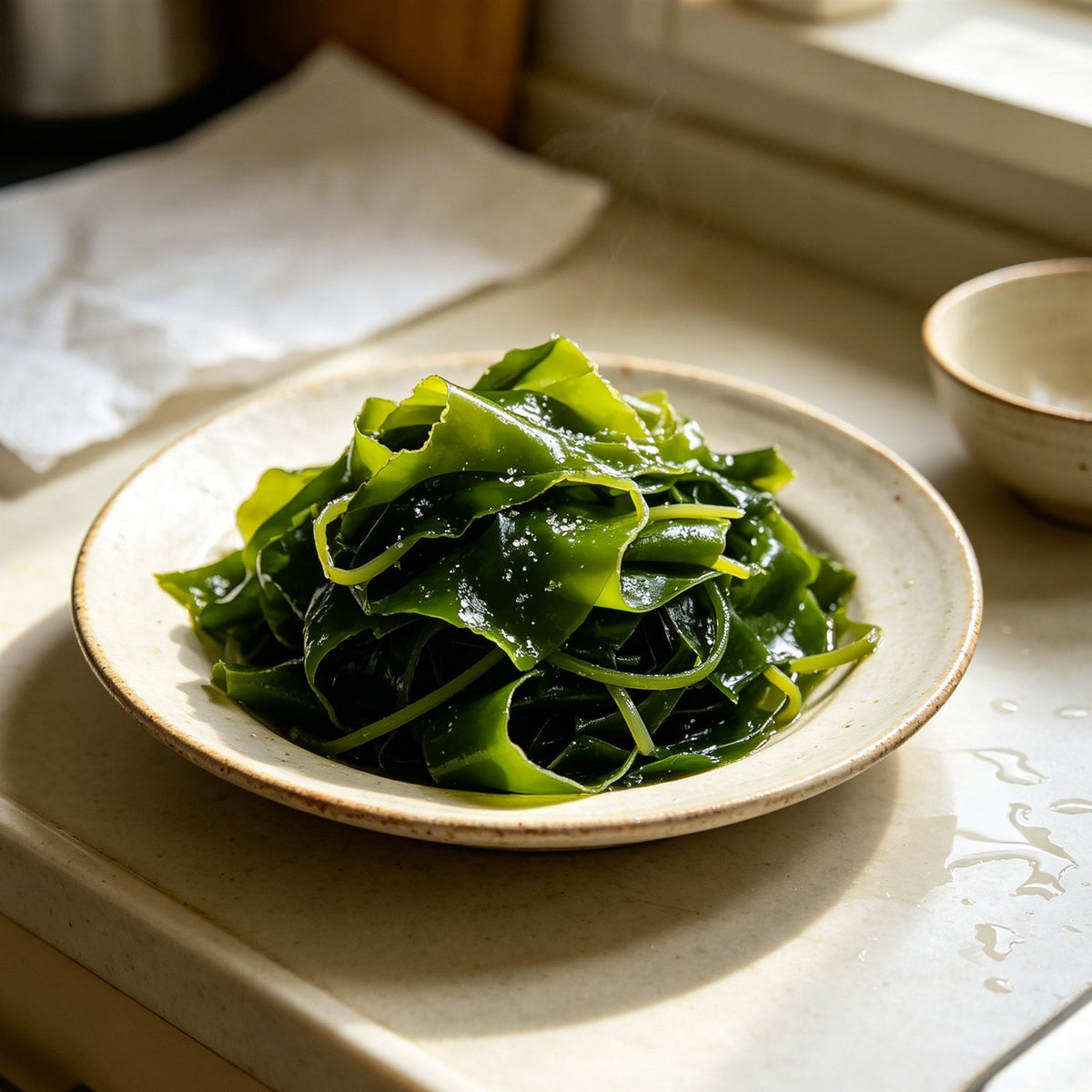 Fresh Green Sea Kelp Strips