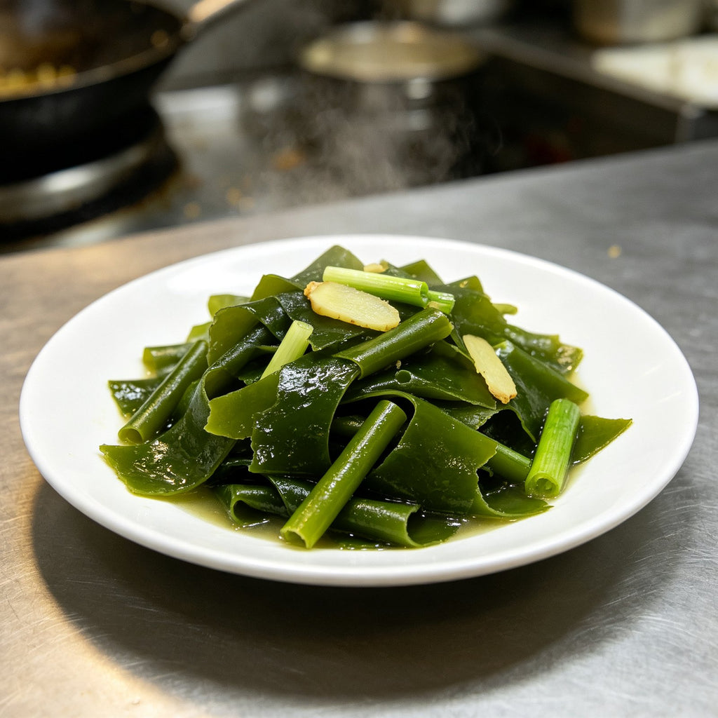 Fresh Green Sea Kelp Strips