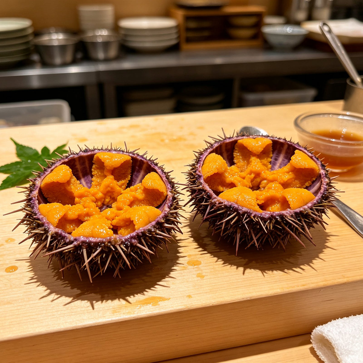 Fresh Sea Urchin Roe Shells